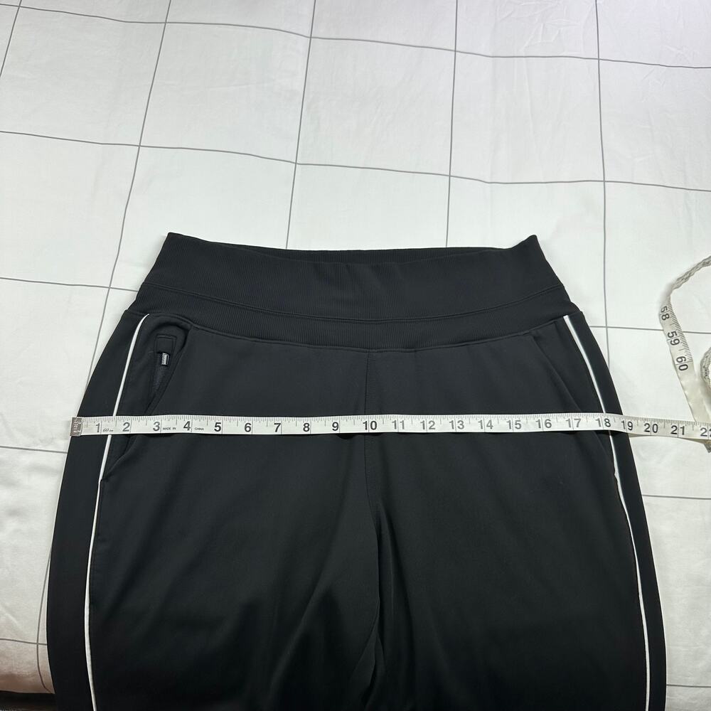 Athleta Pants Womens Medium Black Venice High Rise Track Stripe Jogger Sporty - Picture 9 of 13